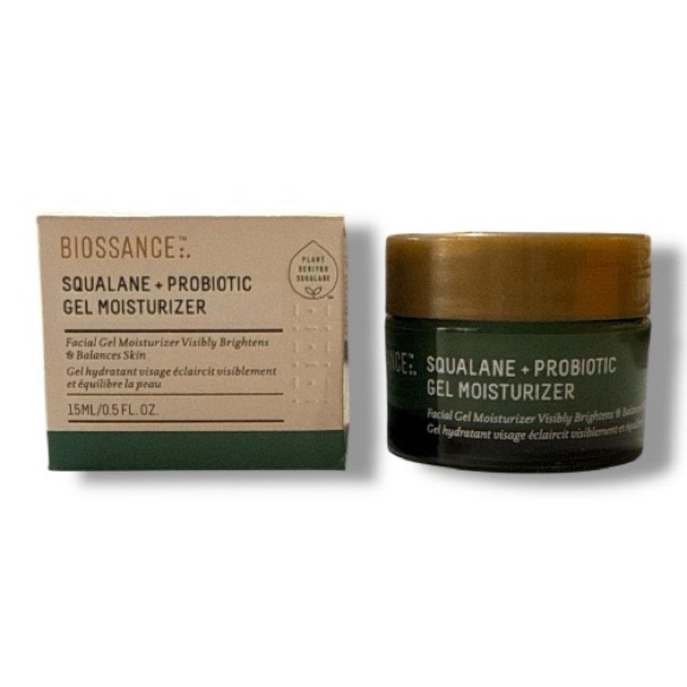 Biossance Squalane Plus Probiotic Gel Moisturizer, Travel Size (0.5 Oz. / 15 ML) - Picture 4 of 4